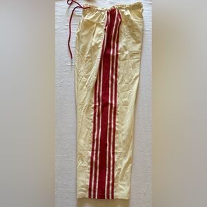 Brand New Track Pants. Red / Vanilla. Pockets!